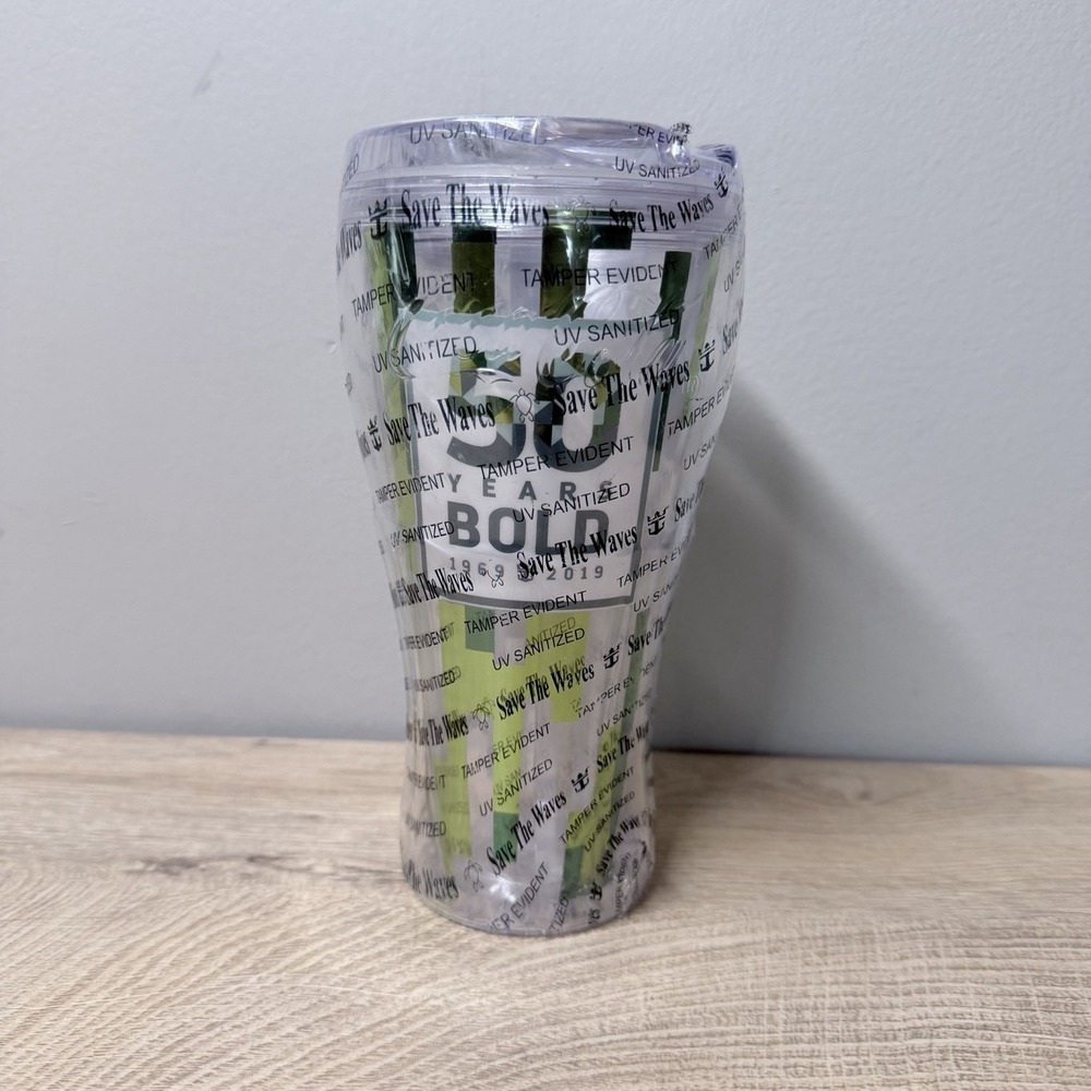 Royal Caribbean Drink Cup Tumbler 50 Years Bold 1969-2019 Green 2019 New Sealed